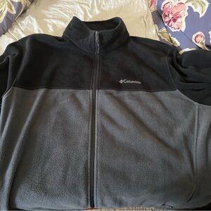 Columbia Black and Gray Fleece Jacket